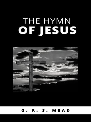 cover image of The Hymn of Jesus